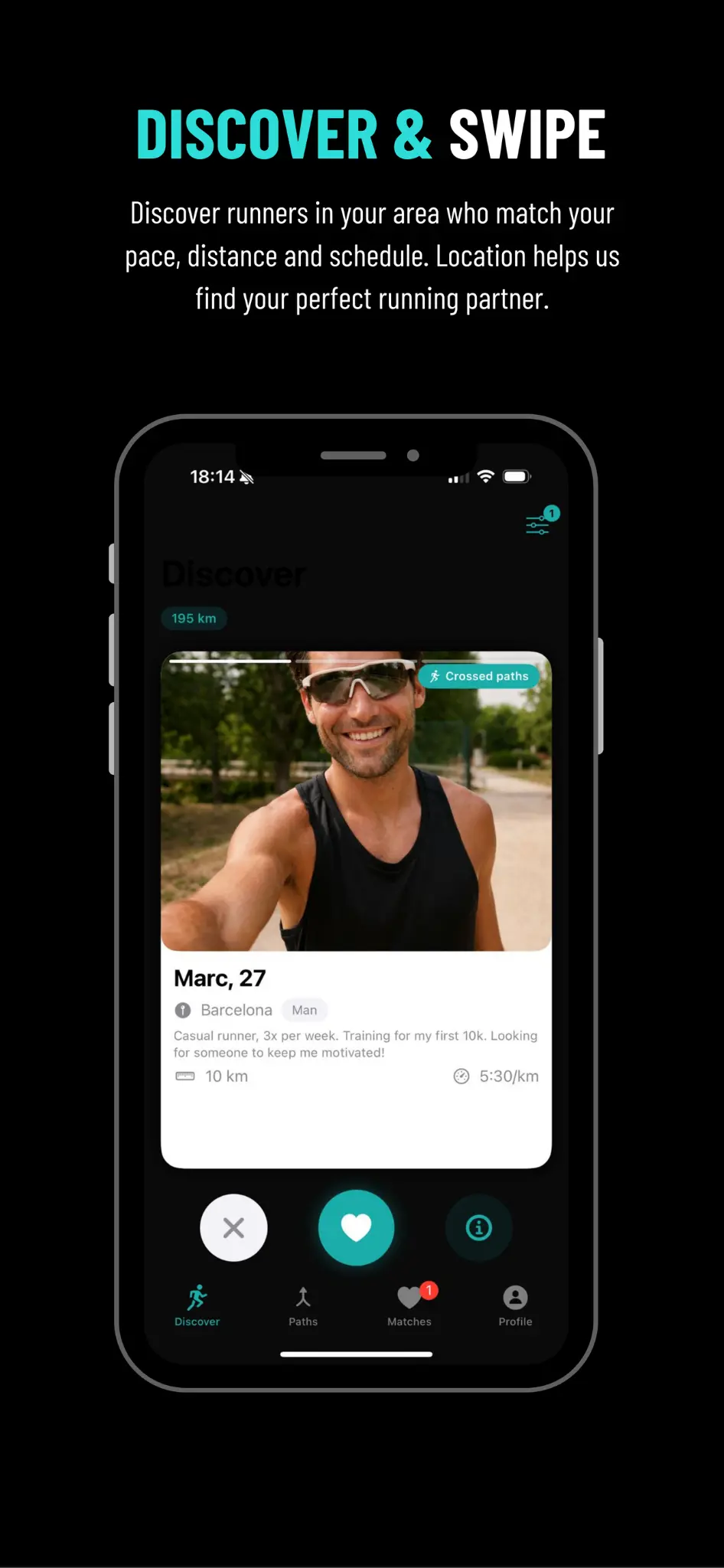MileMatch discover runners